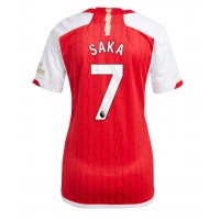 Arsenal Bukayo Saka #7 Hjemmebanetrøje Dame 2023-24 Kortærmet